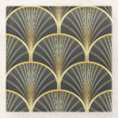 Recherche de géométrique dessous de verres Doré