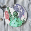 Recherche de statue de la liberté badges Drapeau américain