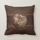Recherche de de steampunk coussins Brun