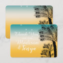 Recherche de original unique vœux cartes Tropical