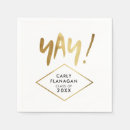 Recherche de graduation party serviettes Calligraphie