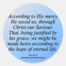 Recherche de vie éternelle autocollants Chrétien