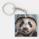 Recherche de panda drôle porteclés Vintage