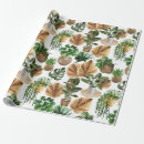 Recherche de plantes papier cadeau Motif