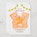 Recherche de premier de jumeaux anniversaire invitations Pour tous