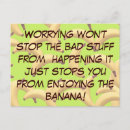 Recherche de motif de banane cartes postales Singe