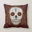 Recherche de dia los muertos coussins Illustration