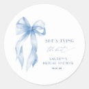 Recherche de noeud bleu autocollants Aquarelle