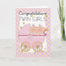 Recherche de jumeaux cartes félicitations naissance filles