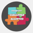 Recherche de problème autocollants Motivation