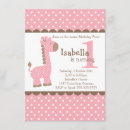 Recherche de pois 11x16 invitations Rose