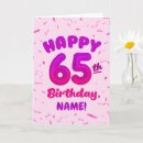 Recherche de 65 anniversaire cartes Joyeux 65e anniversaire
