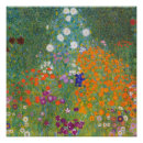 Recherche de klimt posters Jardin fleuri