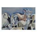 Recherche de troupeau posters Peinture