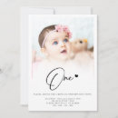 Recherche de modern 1ans anniversaire invitations Minimaliste