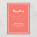 Recherche de corail 11x16 invitations Moderne