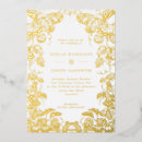 Recherche de vigne cartes invitations Feuille d'or