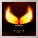 Recherche de oiseau phoenix posters Orange