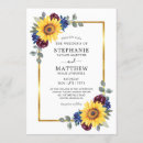 Recherche de sunflower mariage invitations Tournesol
