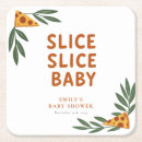 Recherche de pizza dessous de verres Baby shower à pizza
