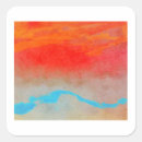 Recherche de rouge cramoisi autocollants Aquarelle