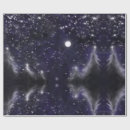 Recherche de scène de neige papier cadeau Étoiles