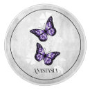 Recherche de fleur pourpre boutons et poignées de porte Violet