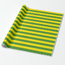 Recherche de rayures vertes papier cadeau Jaune