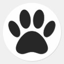 Recherche de patte chien autocollants Pattes