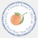 Recherche de clémentine autocollants Orange