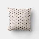 Recherche de pêche et noir coussins Rustique