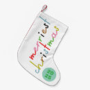 Recherche de joyeux chaussette de noël Monogramme