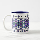 Recherche de broderie tasses Bleu