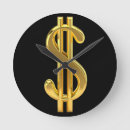 Recherche de noir argent horloges Noir et or