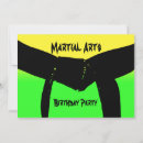 Recherche de anniversaire taekwondo cartes invitations Ceinture noire
