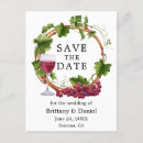 Recherche de raisins vigne cartes postales Enregistrer la date