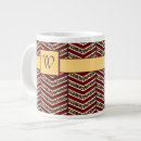 Recherche de brun imprimées tasses Monogramme