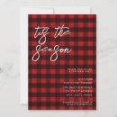 Recherche de red plaid invitations Rouge