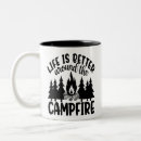 Recherche de le feu de camp tasses Campeurs