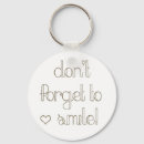 Recherche de sourire porteclés Pour elle