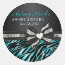 Recherche de sweet autocollants Turquoise