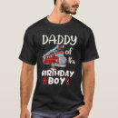 Recherche de fire truck birthday tshirts Papa