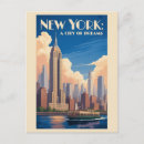 Recherche de ville des rêves cartes postales Vintage