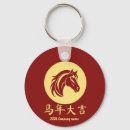 Recherche de astrologie chinoise porteclés Rouge et or