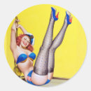 Recherche de pin up autocollants Pincer