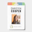 Recherche de bloc badges pvc Employee