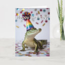 Recherche de crocodile vœux cartes Fête