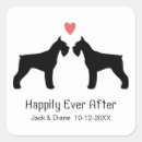 Recherche de chien de schnauzer autocollants Amour