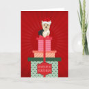 Recherche de yorkshire terrier christmas vœux cartes Yorkie
