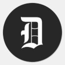 Recherche de simplicité autocollants Monogramme